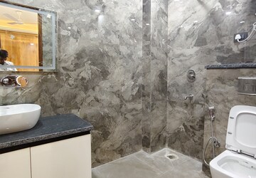 Bathroom in 3 BHK Builder Floor at Saket – for Rent