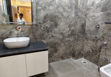 Bathroom in 3 BHK Builder Floor at Saket – for Rent