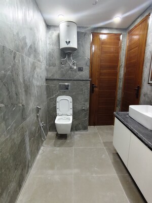Bathroom in 3 BHK Builder Floor at Saket – for Rent