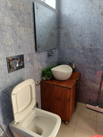 Bathroom in 1 RK Independent House at Sector 8 – for Rent