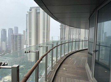 Balcony in 3 BHK Apartment at Lodha The World Towers World One Tier 2, Worli – for Rent