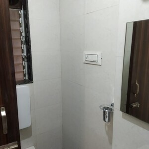 Bathroom in 2 BHK Apartment at Dharti Pressidio, Kandivali West – for Rent