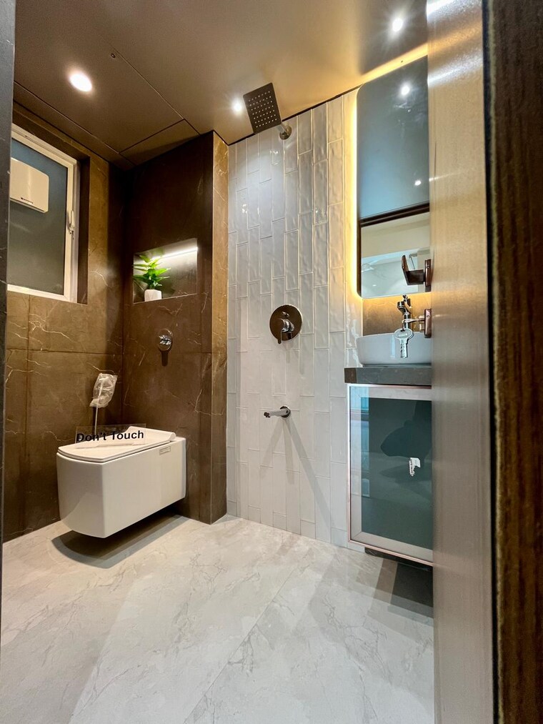 Bathroom, goregaon west 1 Bedroom 413 Sq.Ft. Apartment In Goregaon West Mumbai 9347616