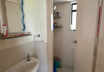 Bathroom in 1 RK Apartment at Lodha Palava City, Dombivli East – for Rent