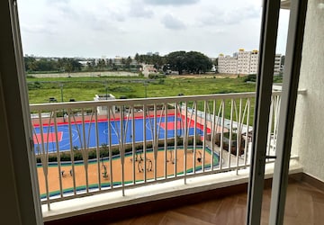 Balcony in 3 BHK Apartment at Avalon Park At The Prestige City, Sarjapur Road – for Rent