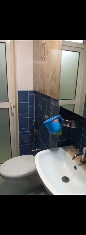 Bathroom in 1 BHK Apartment at Lodha Amara, Kolshet Road – for Rent