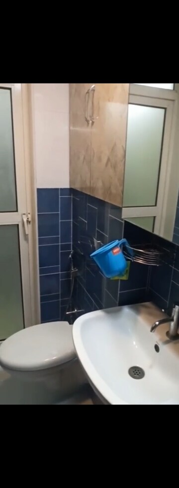 Bathroom in 1 BHK Apartment at Lodha Amara, Kolshet Road – for Rent