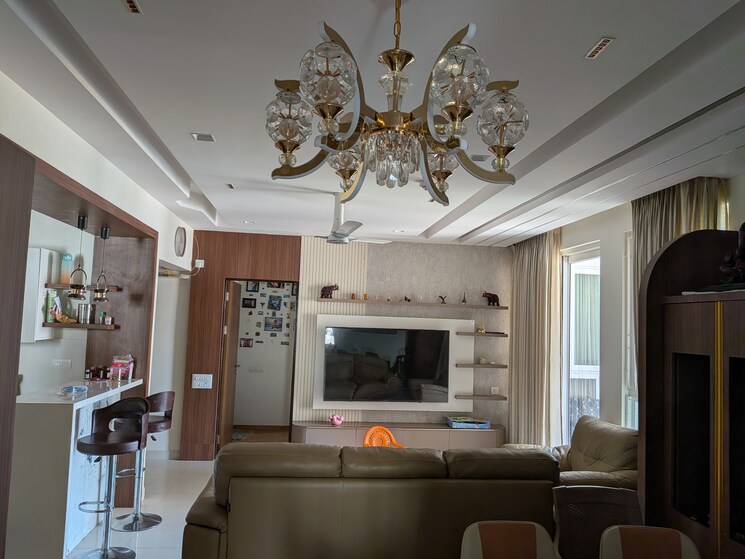 Living Room, brigade-cornerstone-utopia 3 Bedroom 1656 Sq.Ft. Apartment In Varthur Bangalore 9347648