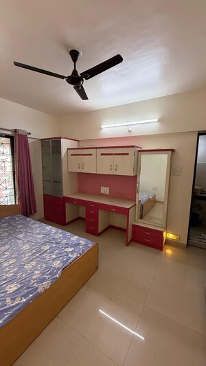 Bedroom in 2 BHK Apartment at Kapil Malhar Apartment, Baner – for Rent