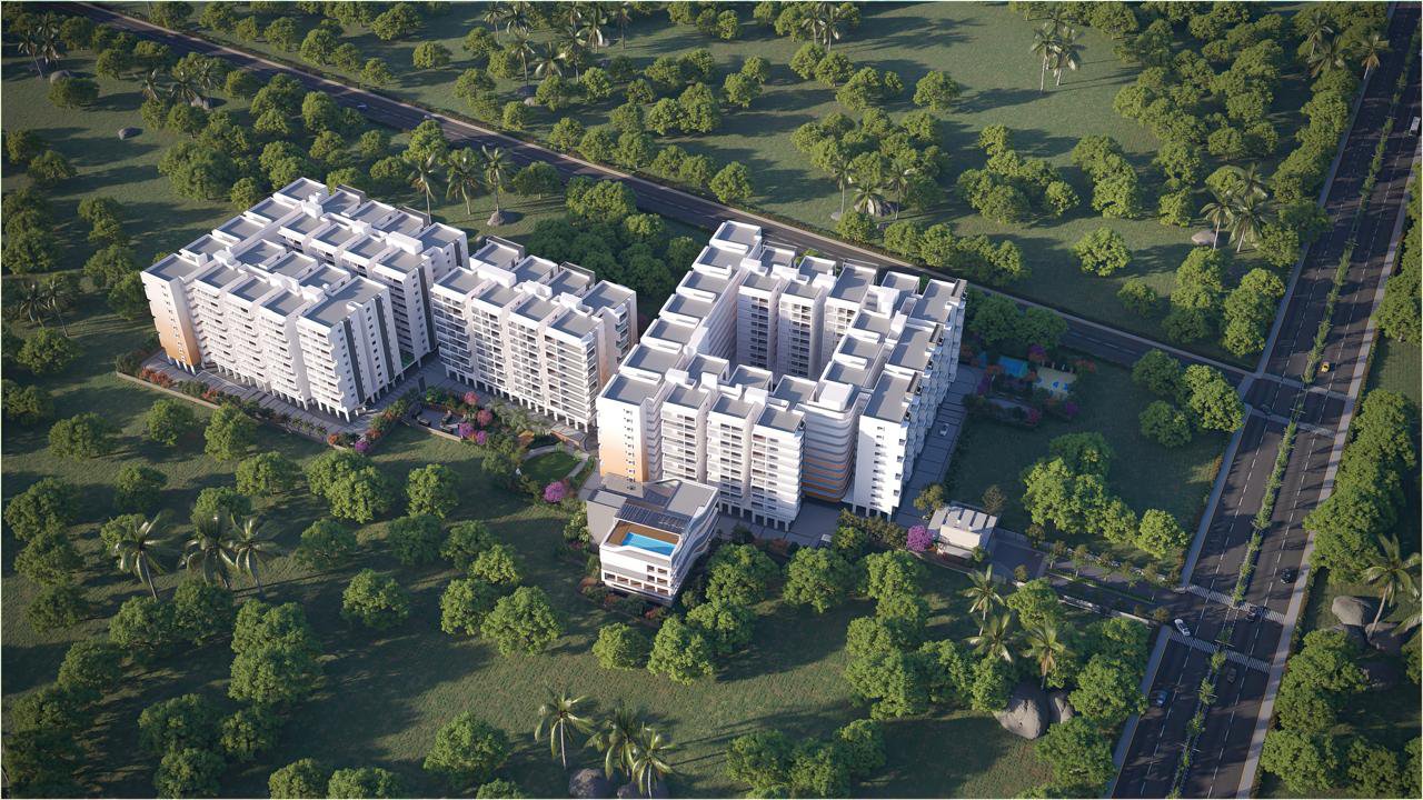 2 BHK 1309 Sq.Ft. Apartment in Sunyuga Vantara