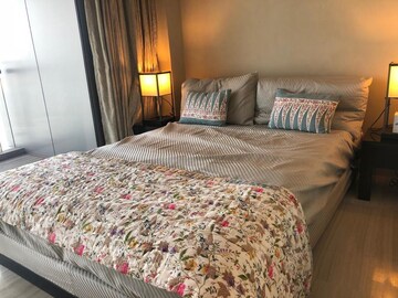 Bedroom in 3 BHK Apartment at Lodha World Crest, Worli – for Rent