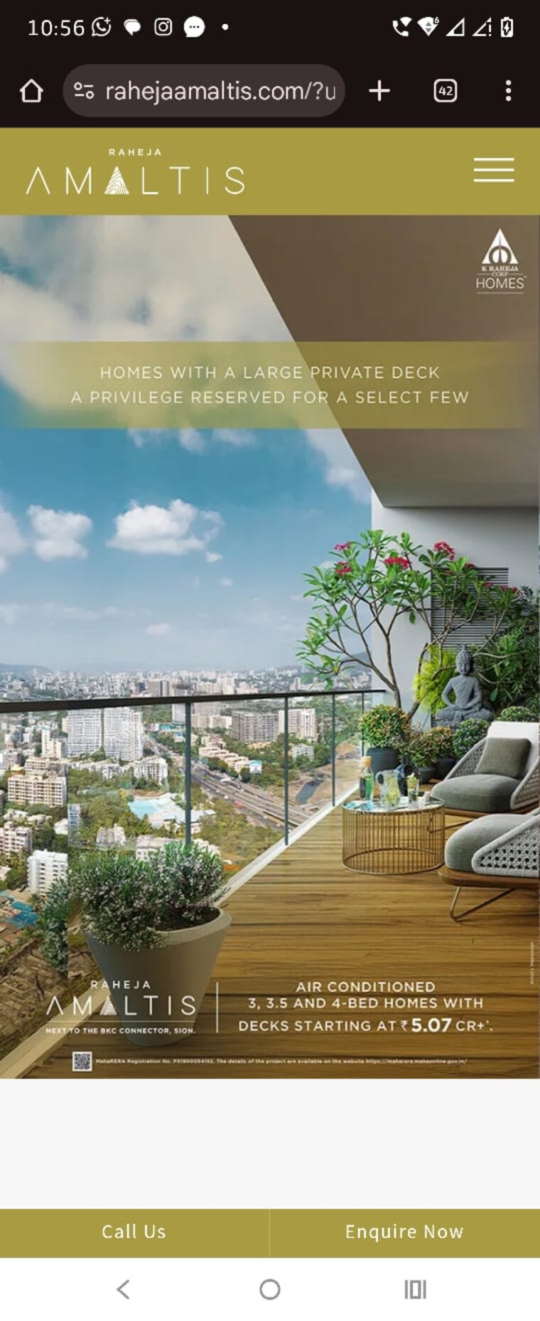 Balcony, venus-apartments-worli 2 Bedroom 985 Sq.Ft. Apartment In Worli Mumbai 9347724