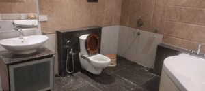 Bathroom in 5 BHK Apartment at Nirmaan Splande Premium, Patiala Road – for Rent