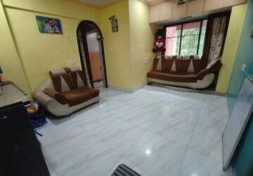 Living Room in 2 BHK Apartment at Soham Parijat Gardens, Ghodbunder Road – for Rent