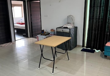 Living Room in 3 BHK Apartment at Sthapatya Pratham Lakeview, Science City – for Rent