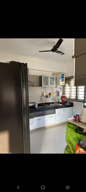 Kitchen in 3 BHK Apartment at Sthapatya Pratham Lakeview, Science City – for Rent