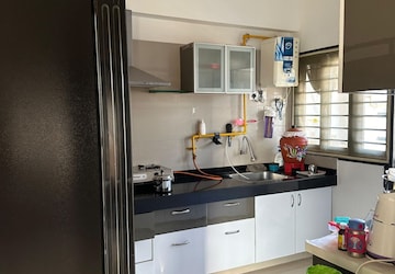 Kitchen in 3 BHK Apartment at Sthapatya Pratham Lakeview, Science City – for Rent