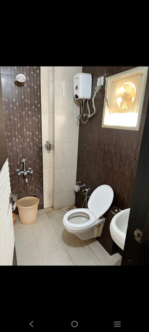 Bathroom in 3 BHK Apartment at Sthapatya Pratham Lakeview, Science City – for Rent