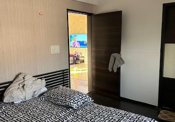 Bedroom in 3 BHK Apartment at Sthapatya Pratham Lakeview, Science City – for Rent