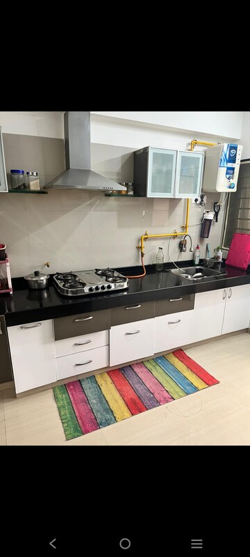 Kitchen in 3 BHK Apartment at Sthapatya Pratham Lakeview, Science City – for Rent