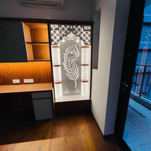 Kitchen in 3 BHK Apartment at Krisumi Waterfall Residences, Sihi – for Rent