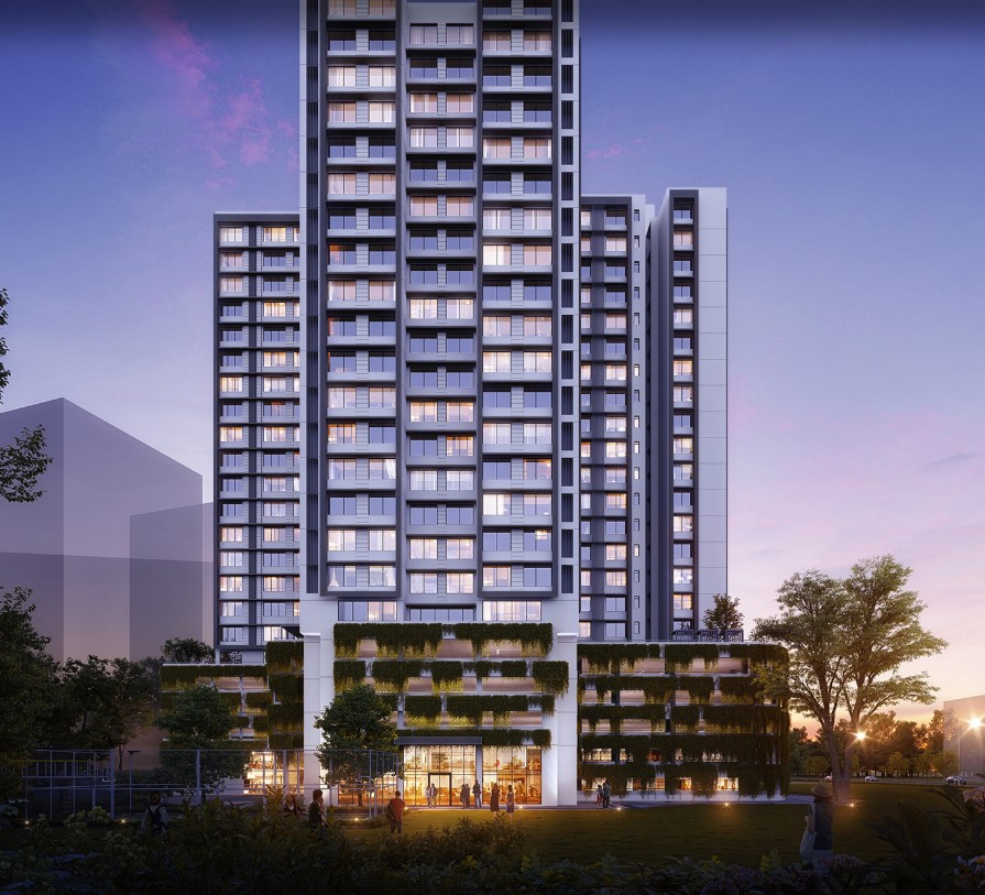 2 BHK 715 Sq.Ft. Apartment in Pebble La Serena Tower