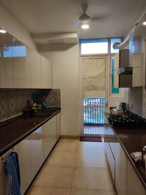 Kitchen in 3 BHK Apartment at Gomti Nagar – for Rent