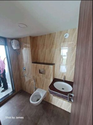 Bathroom in 1 BHK Apartment at Lodha Amara, Kolshet Road – for Rent