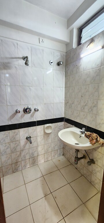 Bathroom in 1 BHK Apartment at Tata Symphony, Chandivali – for Rent