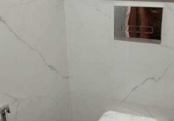 Bathroom in 2 BHK Builder Floor at Panchsheel Vihar – for Rent