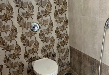 Bathroom in 3 BHK Apartment at Vardhaman Dreams Phase II, Wakad – for Rent