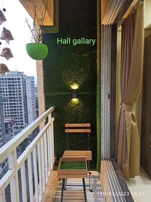 Balcony in 4 BHK Villa at Cosmos Hawaiian Village, Ghodbunder Road – for Rent