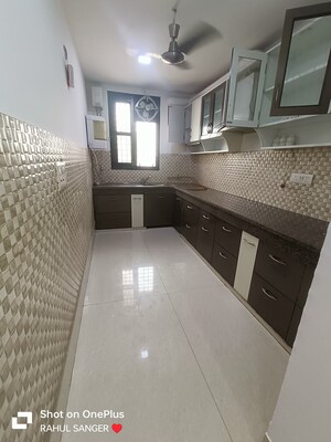 Kitchen in 3 BHK Builder Floor at Khirki Extension – for Rent