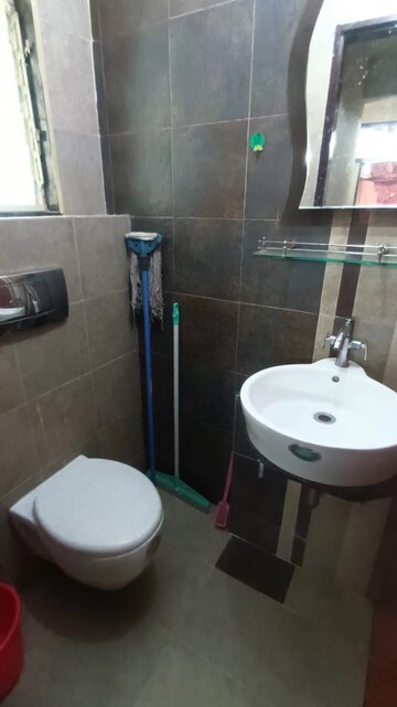Bathroom in 1 BHK Apartment at Kukreja Heritage, Dhanori – for Rent