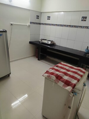 Kitchen in 1 BHK Apartment at Amba Nagari, Dhanori – for Rent