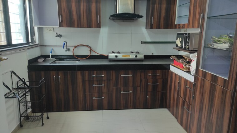 Kitchen, goel-ganga-gyanganga 2 Bedroom 745 Sq.Ft. Apartment In Rahatani Pune 9348025