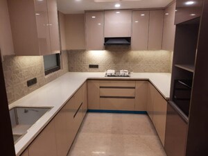 Kitchen in 4 BHK Builder Floor at Ansal Sushant Lok I, Sector 43 – for Rent