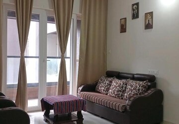 Living Room in 2 BHK Apartment at Majestique Marbella Phase 1, Kharadi – for Rent