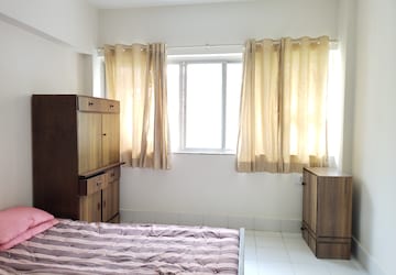 Bedroom in 2 BHK Apartment at Ramesh Hermes Heritage Phase 2, Shastrinagar – for Rent