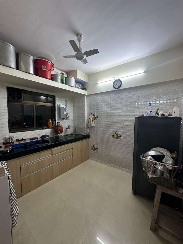 Kitchen, om-chs-sion 1.5 Bedroom 600 Sq.Ft. Apartment In Sion Mumbai 9348124