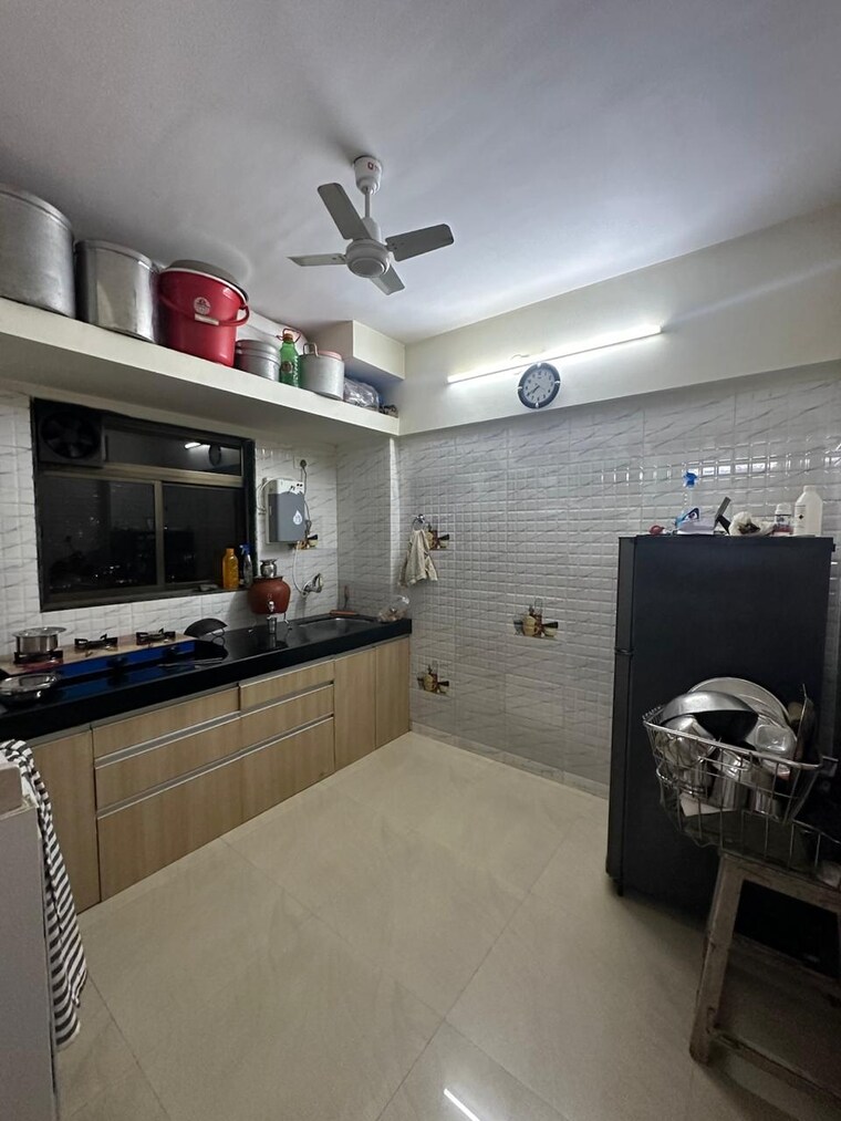 Kitchen, om-chs-sion 1.5 Bedroom 600 Sq.Ft. Apartment In Sion Mumbai 9348124