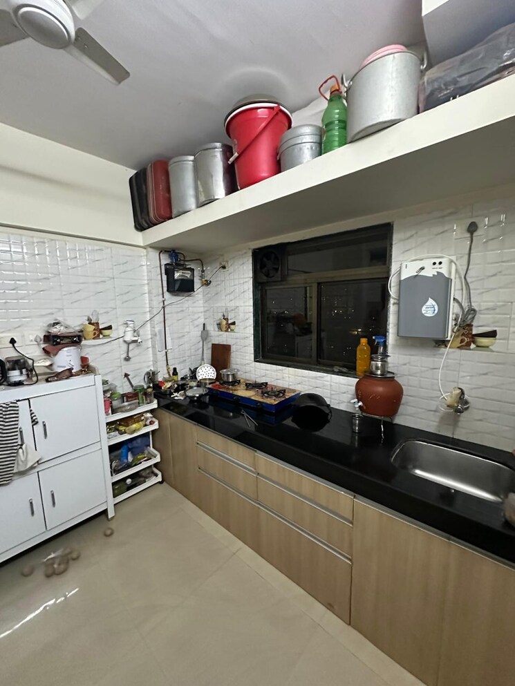 Kitchen, om-chs-sion 1.5 Bedroom 600 Sq.Ft. Apartment In Sion Mumbai 9348124
