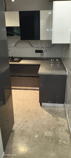 Kitchen in 3 BHK Builder Floor at Ansal Sushant Lok I, Sector 43 – for Rent