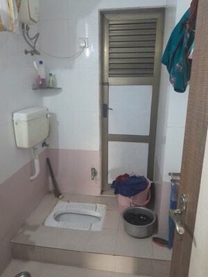 Bathroom in 2 BHK Apartment at SSB Ashok Nagar, Balkum Pada – for Rent