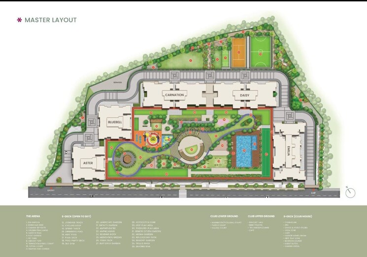 Master Plan, prestige-garden-trails 2 Bedroom 680 Sq.Ft. Apartment In Mira Road Thane 9348149