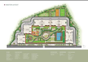 Master Plan in 3 BHK Apartment at Prestige Garden Trails, Mira Road – for Sale