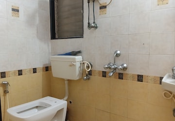 Bathroom in 1 BHK Apartment at Bhoomi Park II, Malad West – for Rent