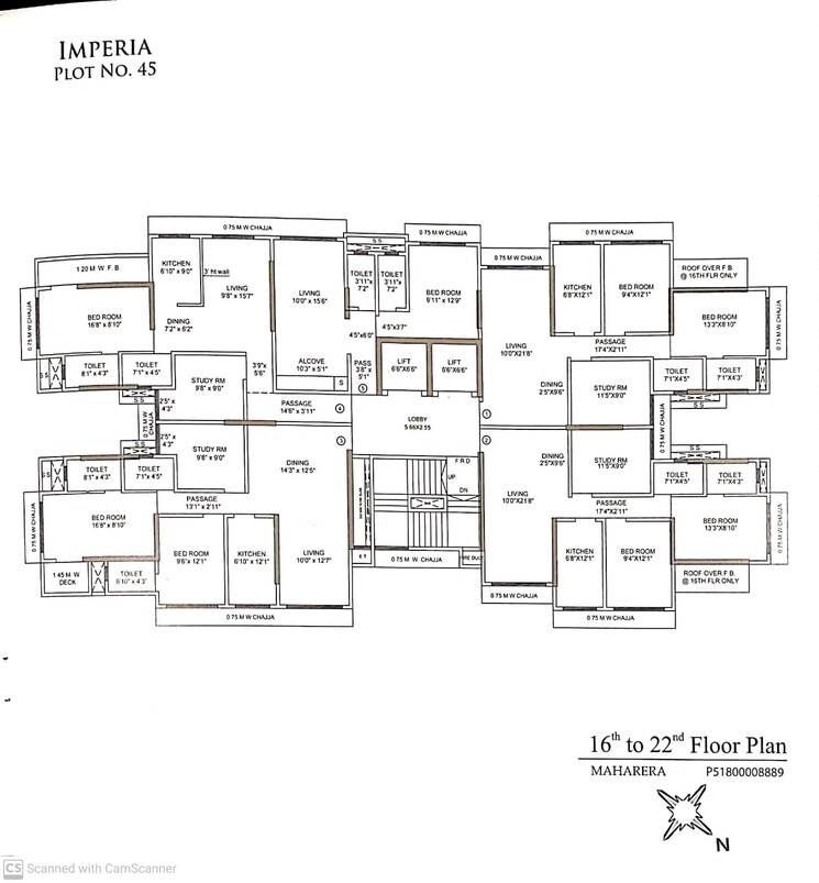 Floor Plan, neminath-imperia 1 Bedroom 475 Sq.Ft. Apartment In Andheri West Mumbai 9348191