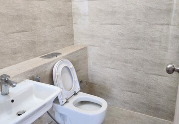 Bathroom in 3 BHK Apartment at Adani Ten BKC, Bandra East – for Rent