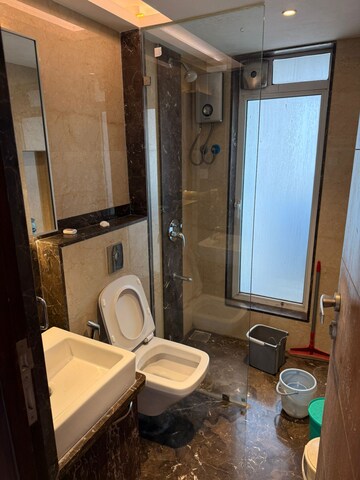 Bathroom in 2 BHK Apartment at Raunak Viraj Bliss, Khar West – for Sale